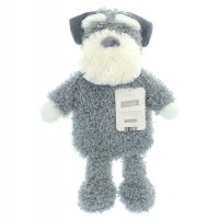 WIL548640: Hot Water Bottle with Novelty Cover - Snuggly Schnauzer - Dog